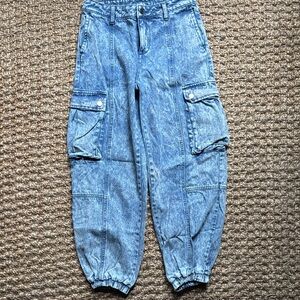 Cargo Jogger Jeans - Women's Relaxed Fit Size 0